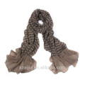 100% Viscose soft crinkle scarf